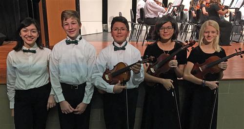 Utley Middle School Orchestra Students Make Region 25 Orchestra 